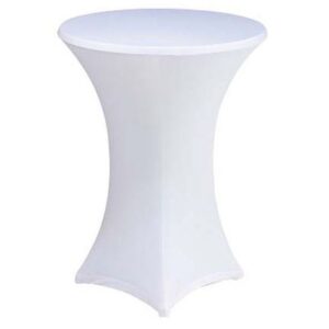 Pokrowiec na stolik koktajlowy BIAŁY
